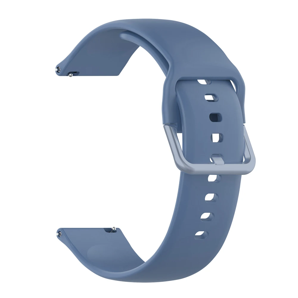 20mm 22mm Silicone Band For Samsung Galaxy Watch Active 2 Watch 3/4/5 Pro 45mm 40mm 44mm S3 Bracelet Galaxy Watch 6 Watch Strap