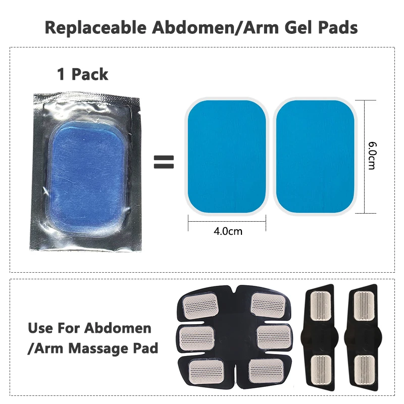 15PCS 20PCS เปลี่ยนแผ่นเจลสําหรับ EMS หน้าท้องก้นสะโพกคอแขนขากระตุ้นกล้ามเนื้อฟิตเนสเจล Patch สติกเกอร์อุปกรณ์เสริม