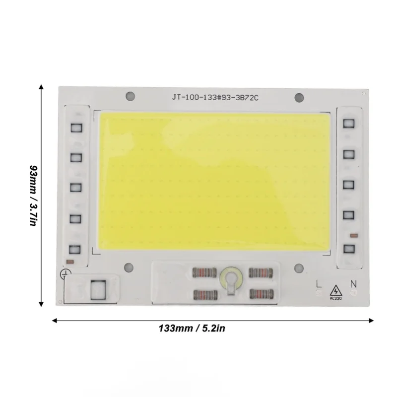 COB LED Chips 100W High Powerful 6500K Cool White Bright Light Bead AC220V For Floodlight DIY Blubs Outdoor