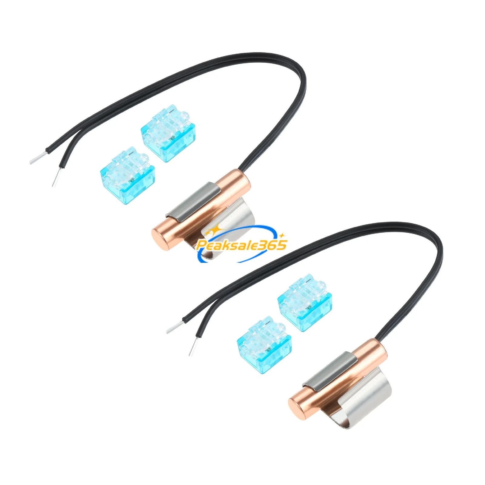 2pcs Refrigerator Thermistor Sensor W10316760 for Whirl-pool Kenmore Kitchenaid AP4538142 PS2580944 W10323459 12791417 Replace