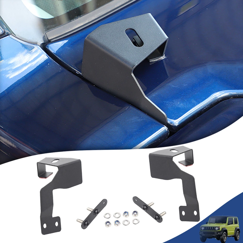 

Car A Pillar LED Light Bar Mounting Bracket Stand Support Holder for Suzuki Jimny JB64 JB74 2019-2024 Auto Exterior Accessories