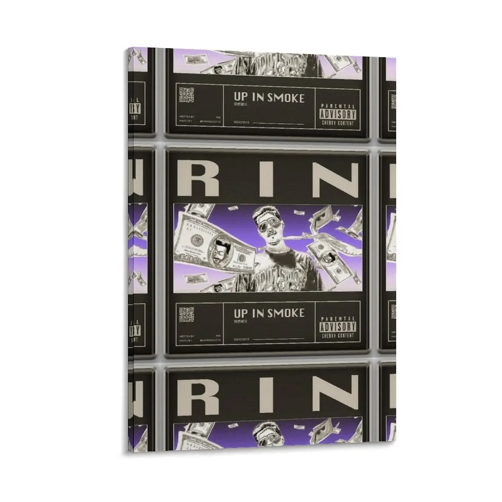 

RIN // UP IN SMOKE Canvas Painting fashion wall paintings Decor for room house decoration