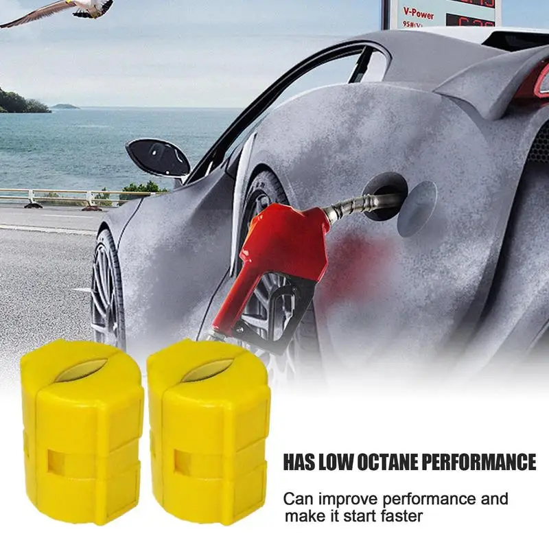 2Pcs Magnetic Fuel Saver Xp-2 X-POWER Noise Reduction Fuel-saving Device Magnetized Oil Auto Fuel Economy Fuel Saver