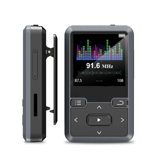 M10 Hot Sports Clip Bluetooth MP3 Player 32gb Mini with 1.44inch Screen Support FM Recording E-Book Clock Pedometer Music Player