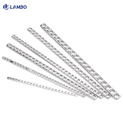 S.S., 1pc, 1.5/2.0/2.4mm Straight Cuttable Plate for Veterinary, Orthopedic Implants, Pet Hand Tools, Surgical Instruments