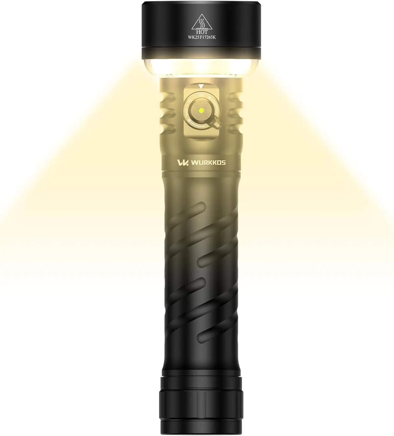 

3200LM 2772Ft Long Throw Flashlight, 15000mAh Rechargeable, 300H Battery, USB-C, Tripod Mount, RGB Side Light