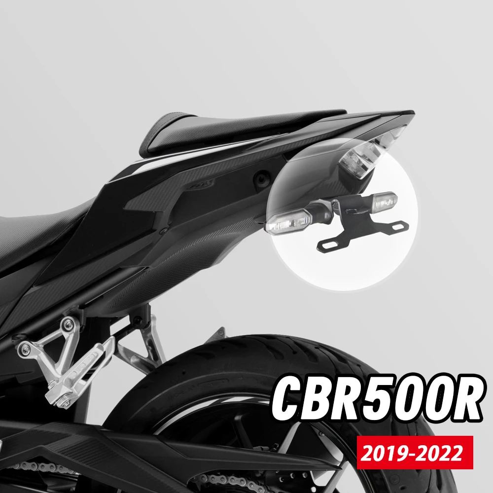 

For Honda CBR500R 2019-2023 CBR400R 2022-2023 Motorcycle Tail Tidy Fender Eliminator Rear License Plate Holder Bracket Led Light