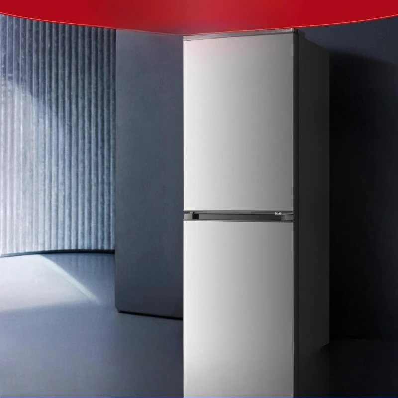 

Refrigerator Household Small Dormitory Rental Room Refrigerator Double Door Refrigeration Freezing Office Apartment Refrigerator