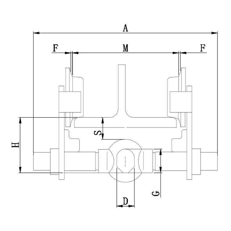 0.5ton 1ton 1.5ton 2ton 3ton 5ton Beams Hand-push Monorail Trolley Manual P Type Plain Trolley