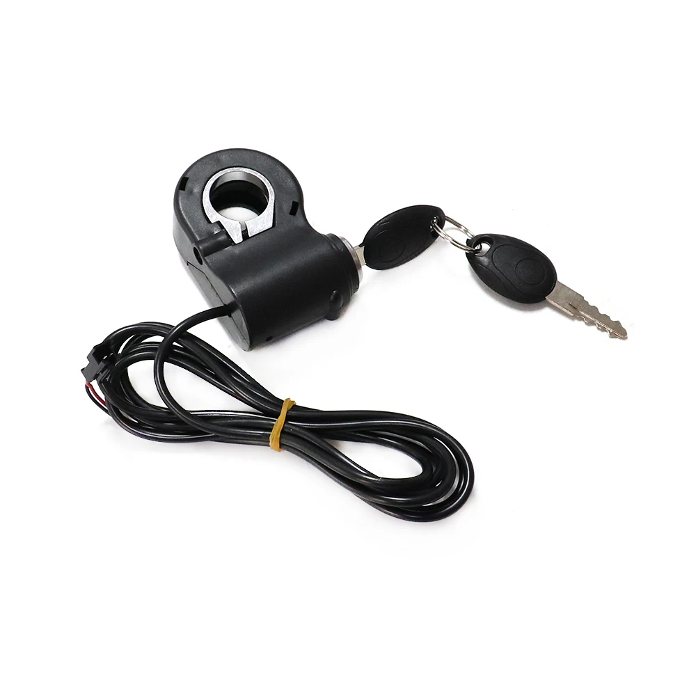 12/24/36/48V Universal Electric Scooters Thumb Lock Kit with Handlebar Switch Electric Scooters Accessory