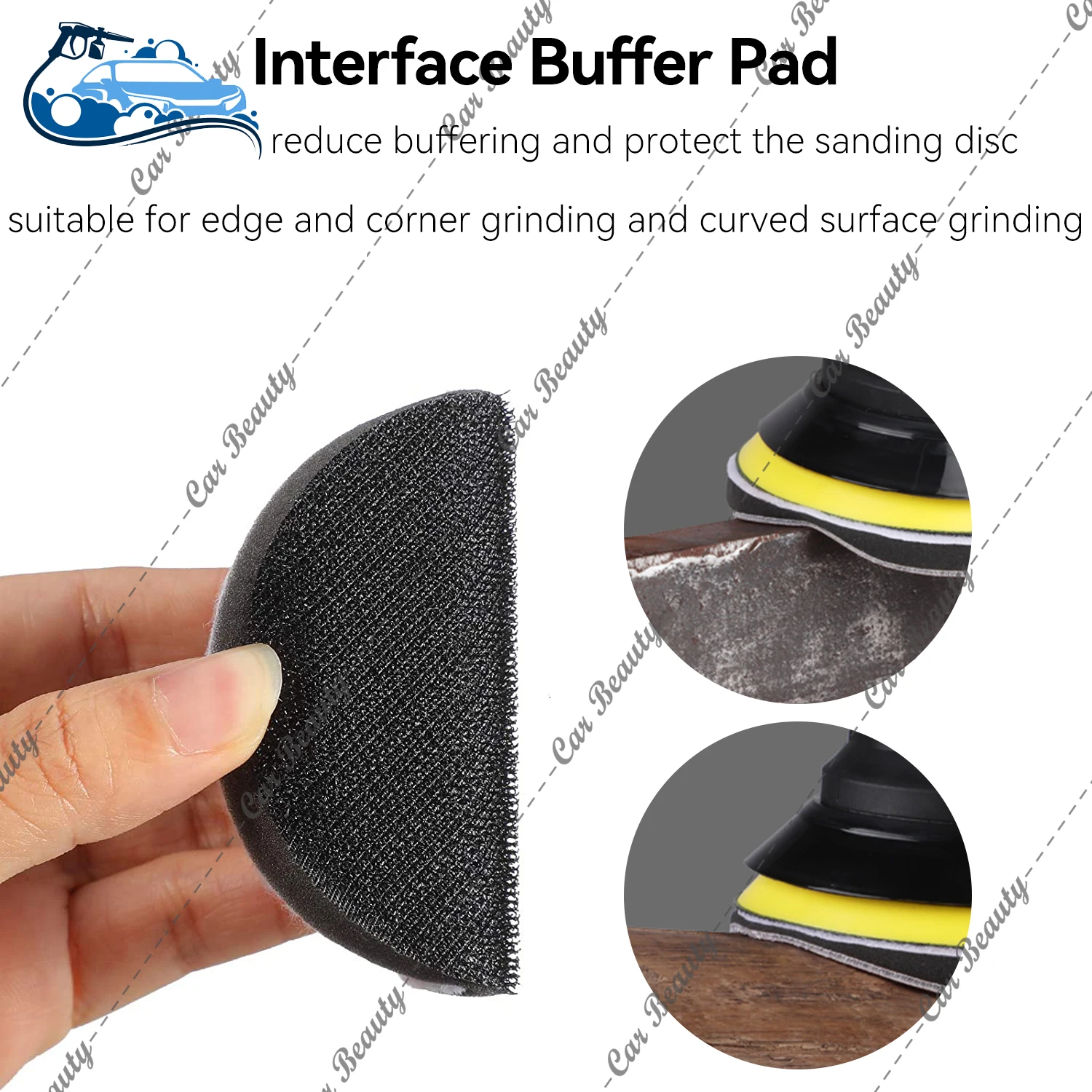 Dry / Wet Sanding Sheet Paper For Headlight Restoration Scratch Remove Car Detailing Product Round Sandpaper Disc Grit 800-5000