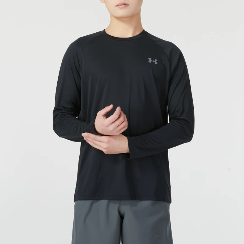 

Under Armour T-Shirt Men's Sportswear Fitness Training Running Exercise Quick-Drying Breathable Round Neck Long-Sleeved Pullover 1328496-001