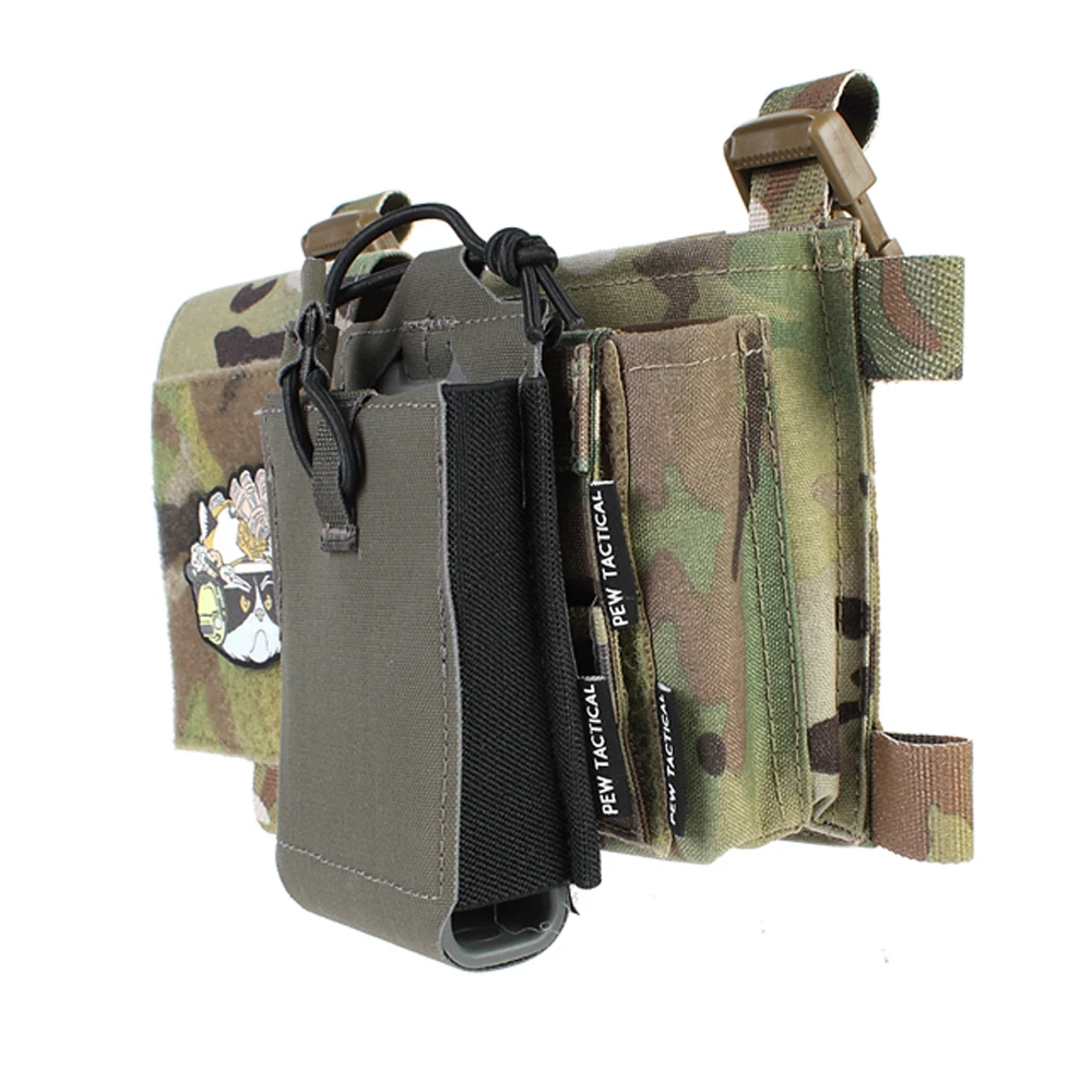 MK3 / MK4 Borsa principale per pannello frontale da appendere al petto all'aperto MOLLE Mezza copertura fai-da-te