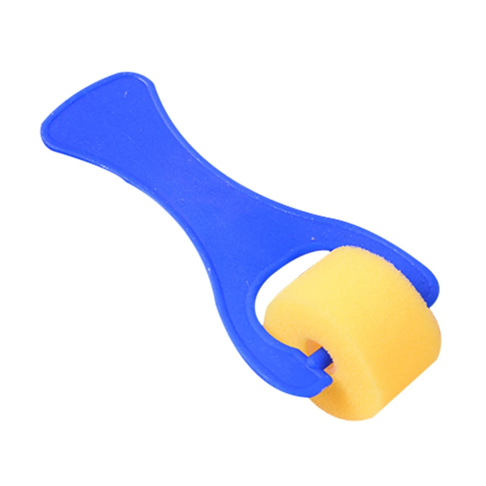 

Roller Type Sponge Brush Foam Paint Brushes Kit Sponges Blue Toddlers Durable Plastic Kids Painting Tools Creativity Educational