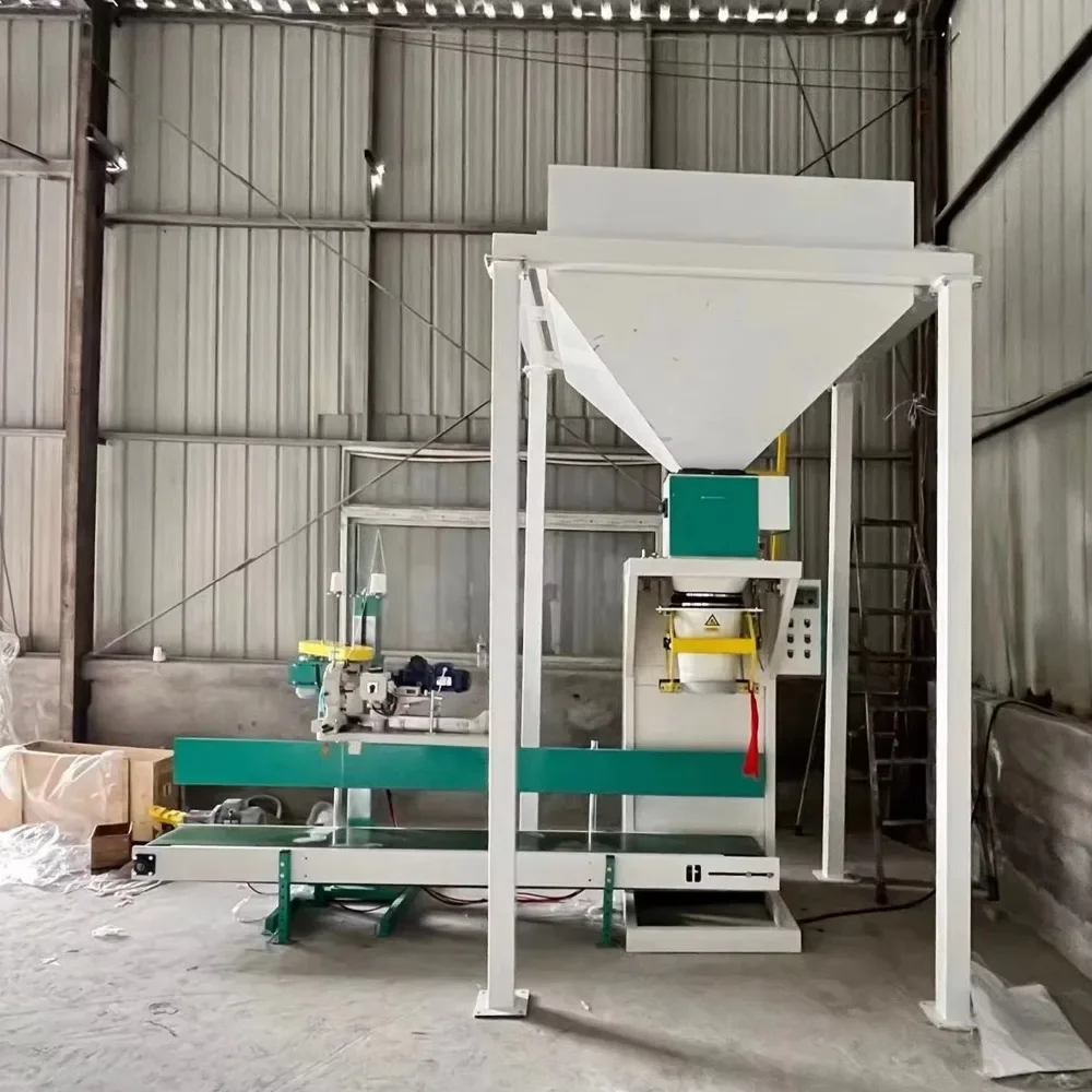 15kg 25kg 50kg Coffee Grain Maize Beans Packaging Machine Automatic Wood Pellets Nuts Seeds Bag Packing Machine