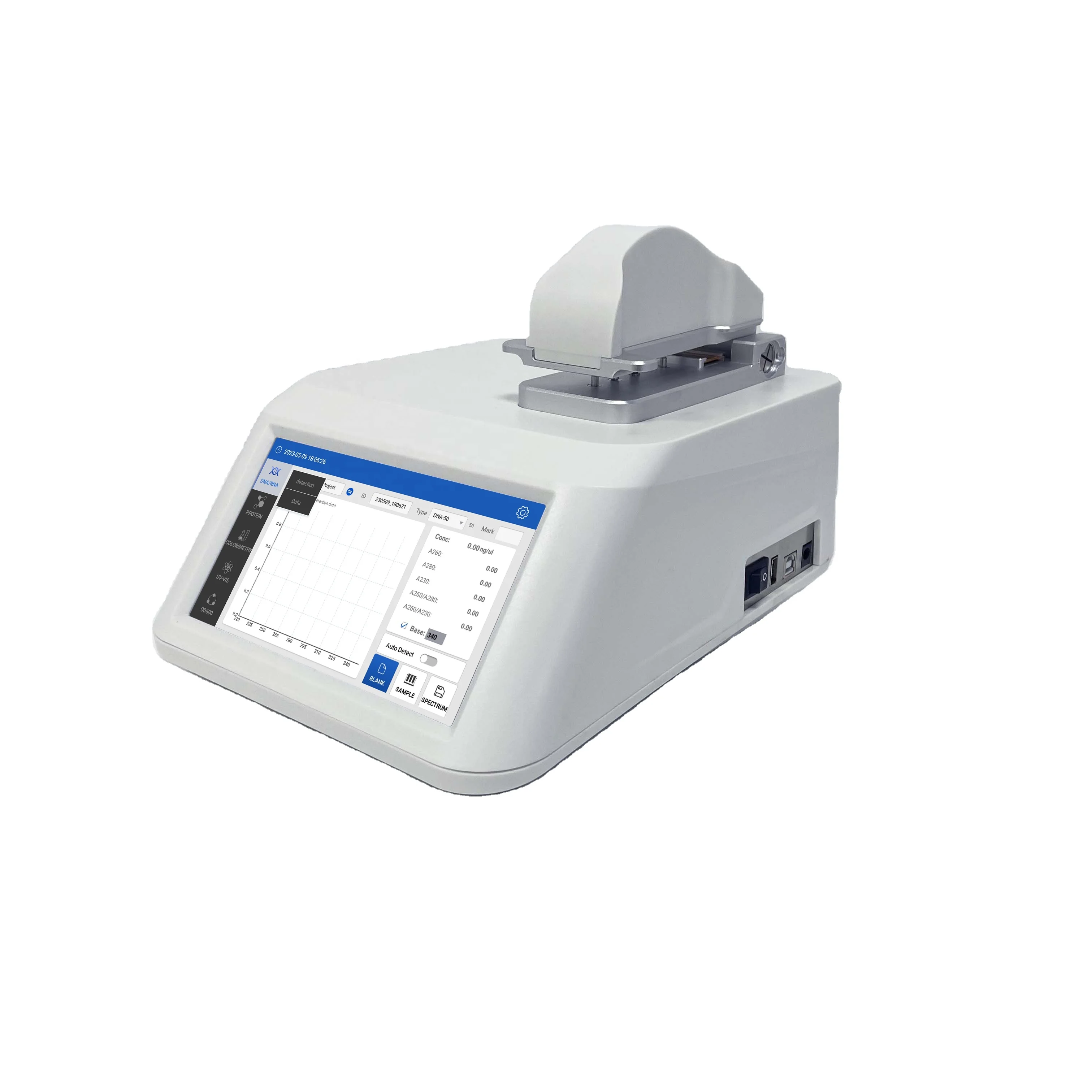 NanoOne DNA test Xenon Flash Lamp Ultra Micro  Spectrophotometer