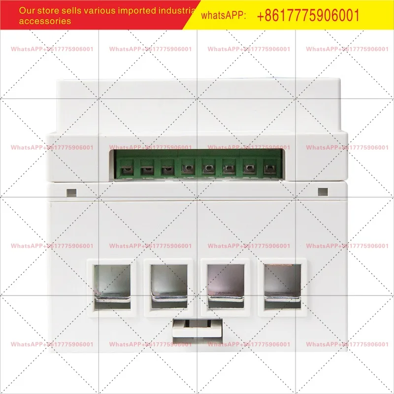 Chint three-phase four-wire rail type electric meter dtsu666 485 acquisition fire meter 380V