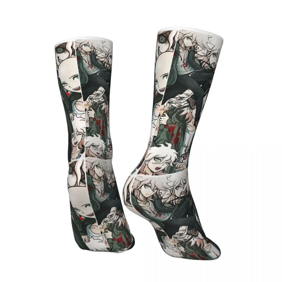 Nagito Komaeda Voice Hope Retro Danganronpa Makoto Game cosy Unisex Socks Warm Happy Socks Street Style Crazy Sock