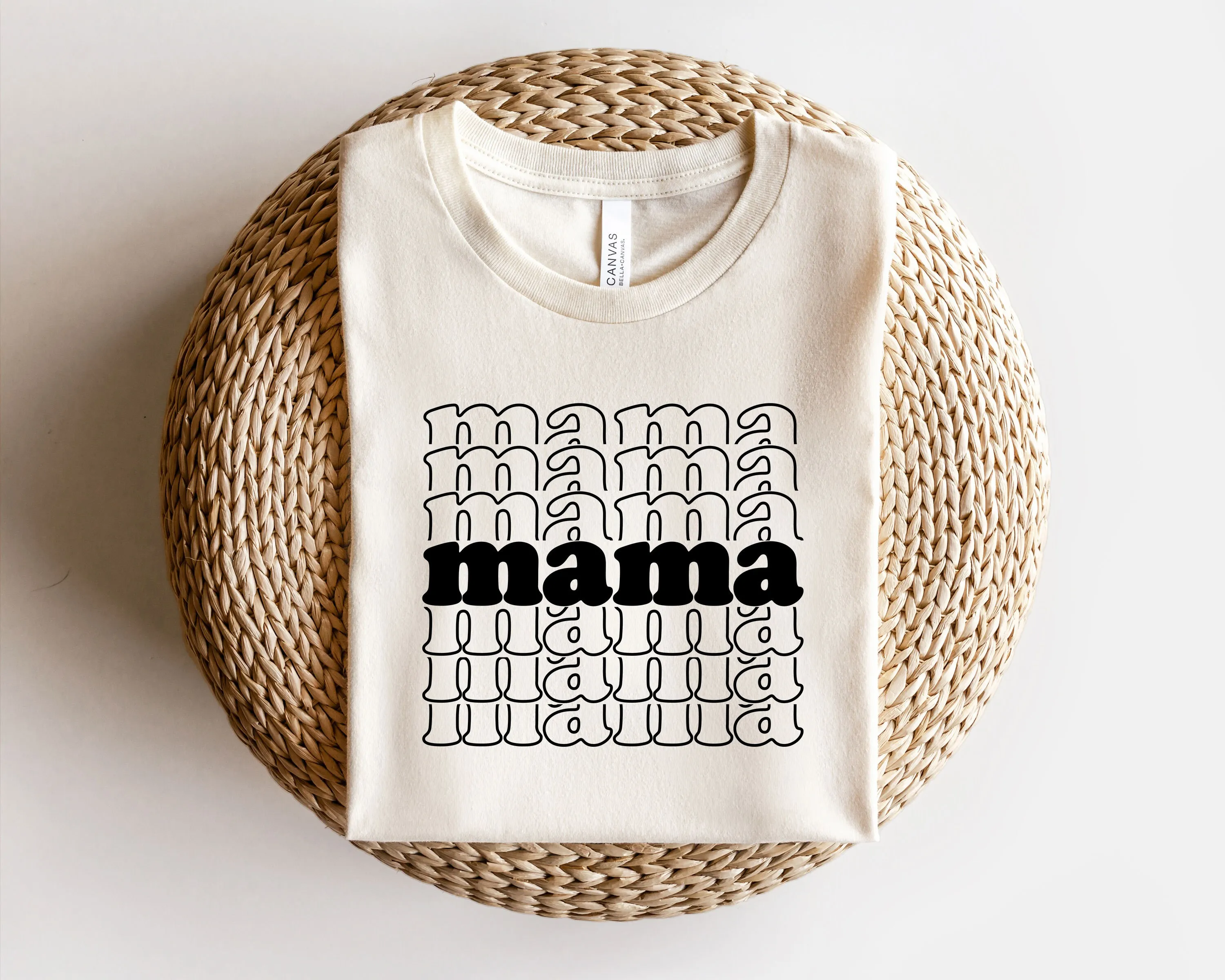 Mama T Shirt Cute Mom Life Mother T-Shirt Mommy Tees Pregnancy Announcement New Gift