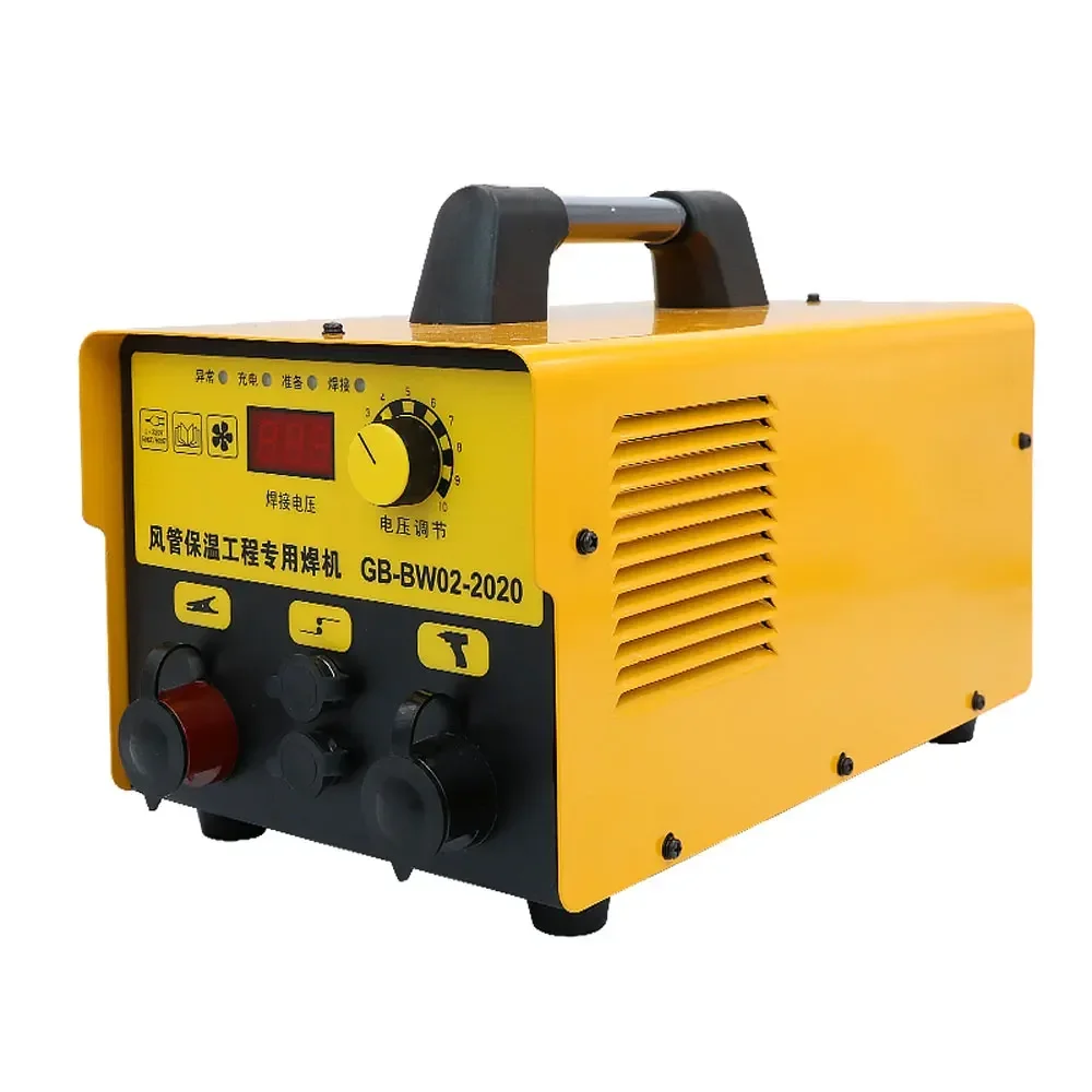 Air Duct Insulation Nail Welding Machine Lithium Battery Inside Capacitor Energy Storage Stud Welder 350W with Welding Guns