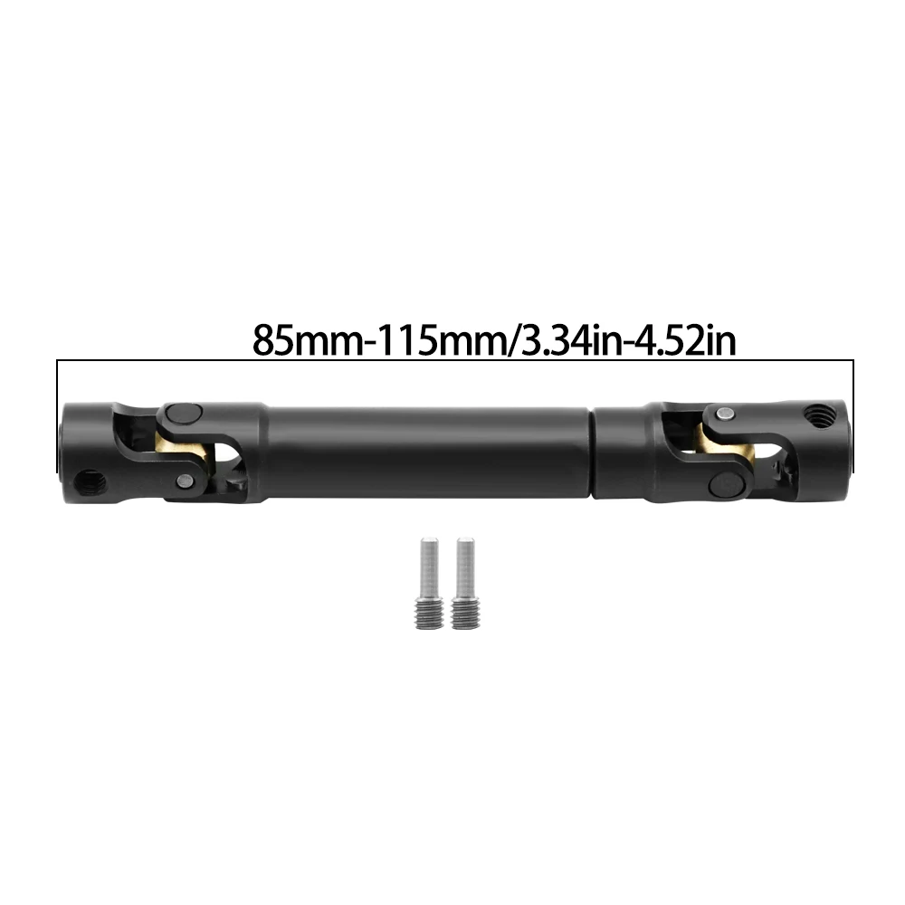 Metalen Interne Spline Aandrijfas Kruiskoppeling Aandrijfas voor 1/10 RC Auto Crawler Axiale SCX10 Gladiator YK4082 TRX4 TF2 D110