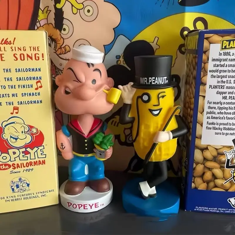 Hot Wacky Wobbler The Sailor Man Anime Figure Sexy Betty Bobblehead Mr. Peanut Statue Toy Collectible Gifts Bar Cafe Car Decor - view 6