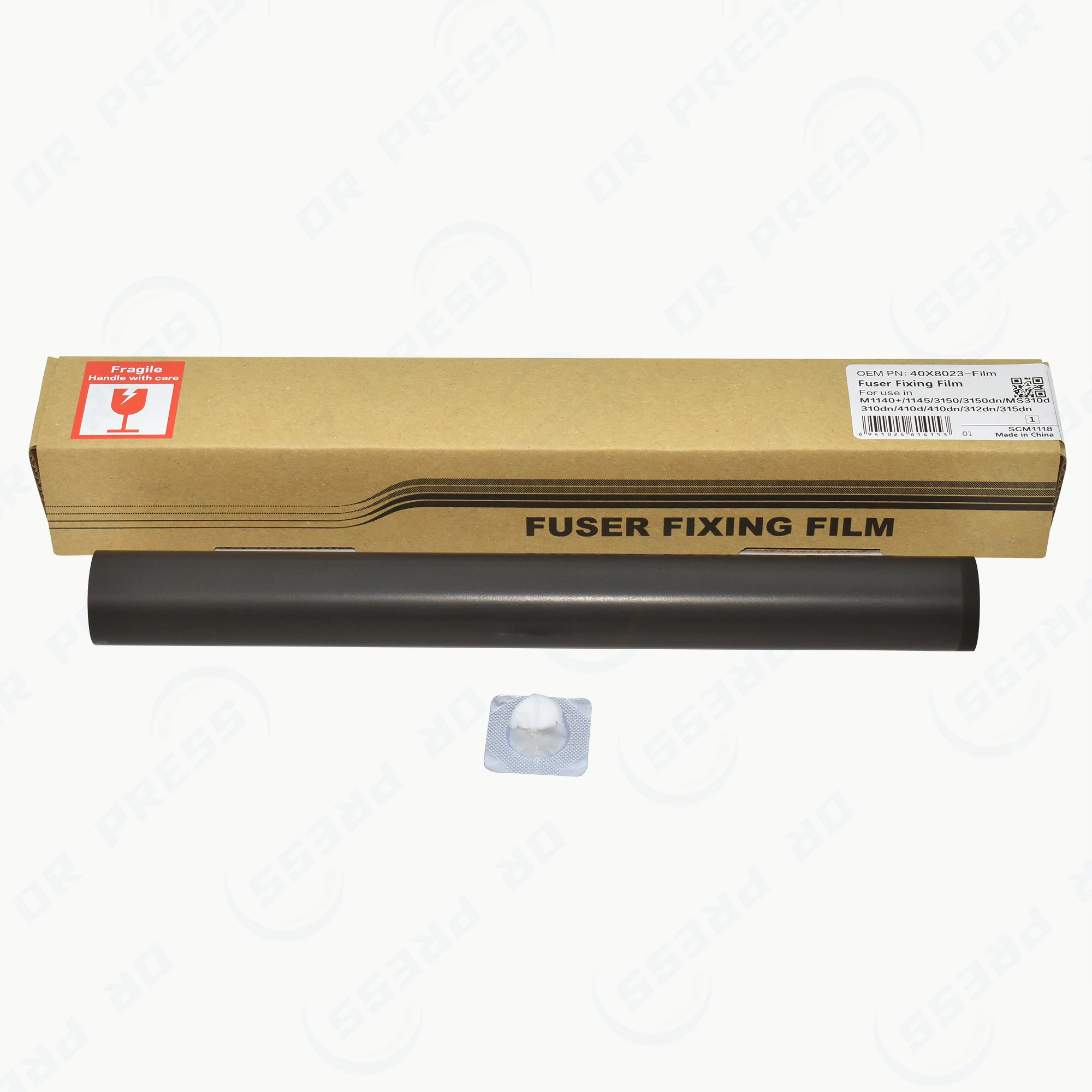 for CET Fuser Fixing Film for Lexmark MX310 MX317 MX410 MX417 MX510 MX511 MX511 MX517 MX610 MX611 MX617 XM1140 XM1145 XM3150