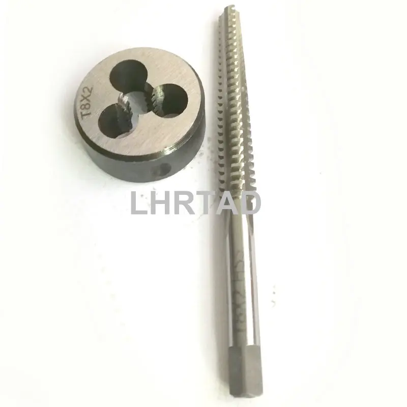 Right/Left hand HSS Metric Trapezoidal thread tap and Die TR8 thread T8X1.5 TR8X2 TR8X3 Ladder trapezoidal nut and tap T8X2 T8X3