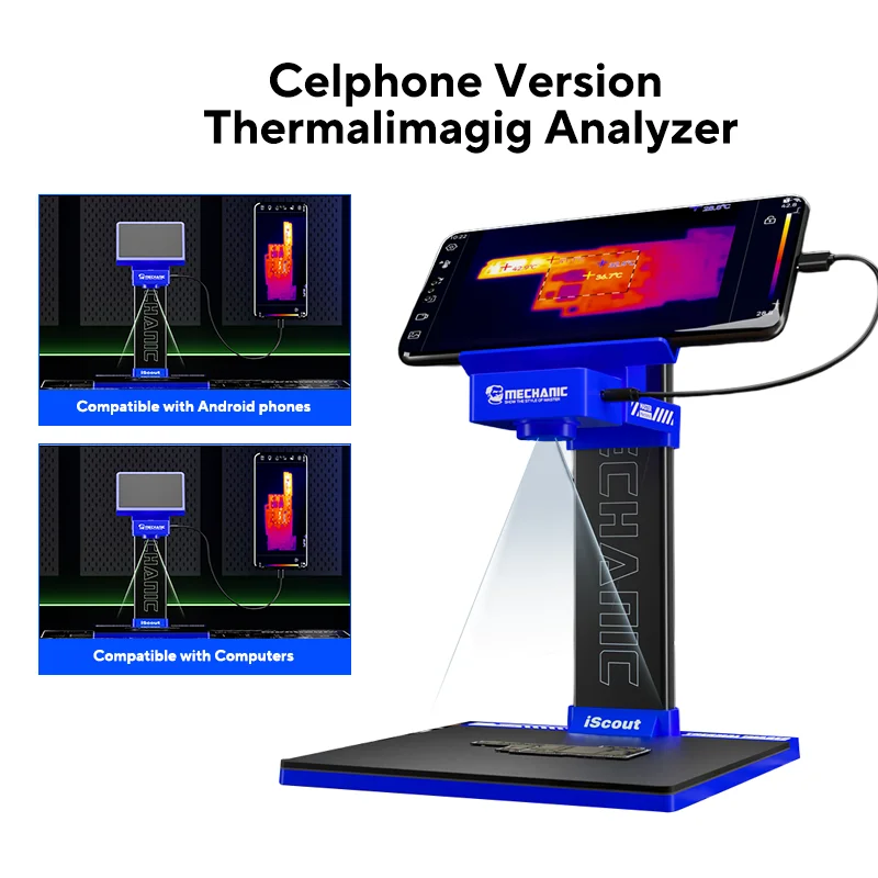 Mechanic iScout Motherboard Fault Detector Quick Investigation of Thermal Imaging Camera Leakage and Rapid Positioning of Faults