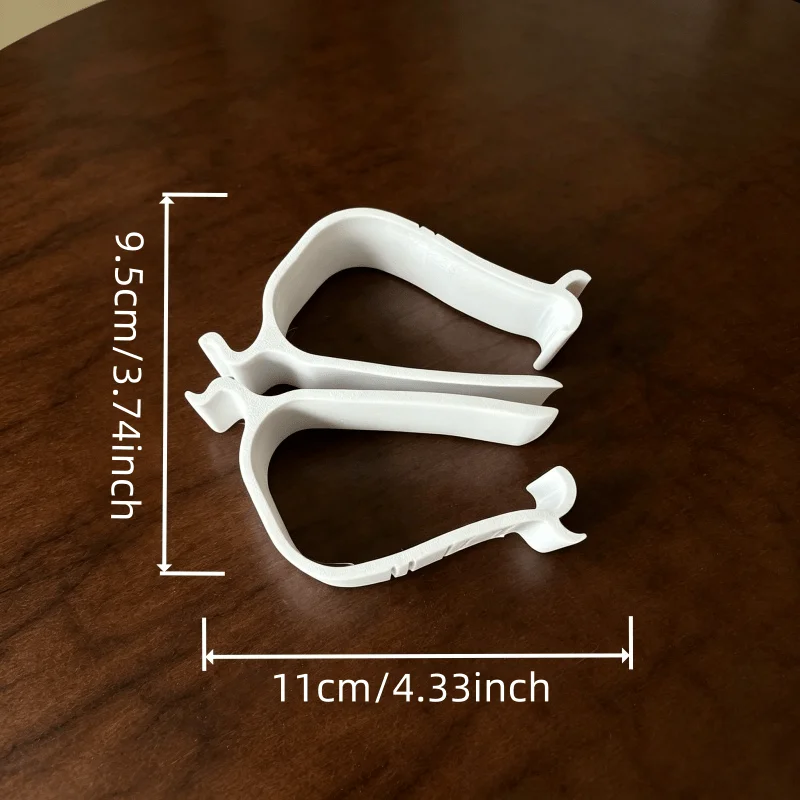 2Pcs Toilet Seat Fastener Clips, Anti-Shake Anti-Loose Fixing Brackets to Prevent Misalignment, Bathroom Repair Accessories