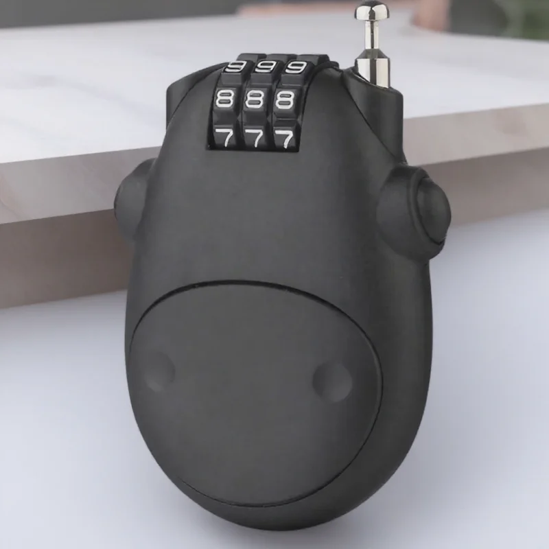 

High Precision Bicycle Steel Cable Lock Combination Lock for Helmet Suitcase Car Sled Security