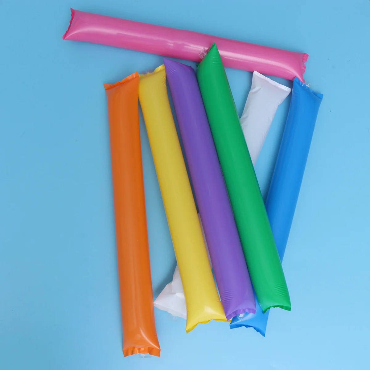 

20Pcs Sticks Inflatable Cheering Rods Noise Maker for Sports Events Parties School Spirit Self Sealing PVC Crowd