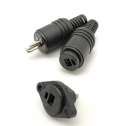 1pcs 2 Pin DIN Speaker Wire Plug 2P Hifi Loudspeaker Cable Solder Connector Male Female Socket