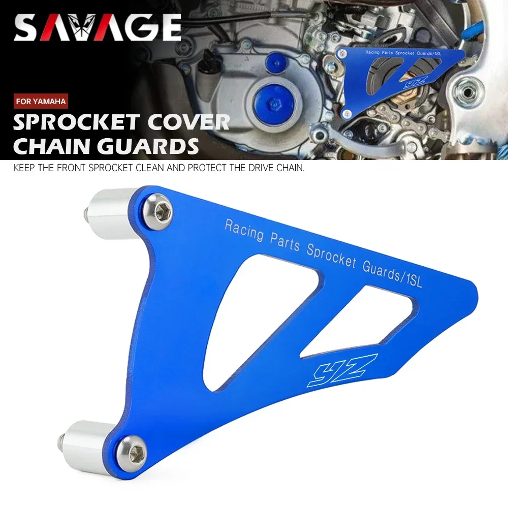 Front Chain Protector Sprocket Guards For YAMAHA YZ250F YZ450F 2014-2024 YZ450FX YZ250FX 2016 YZ 250 450 F Motorcycle CNC Cover