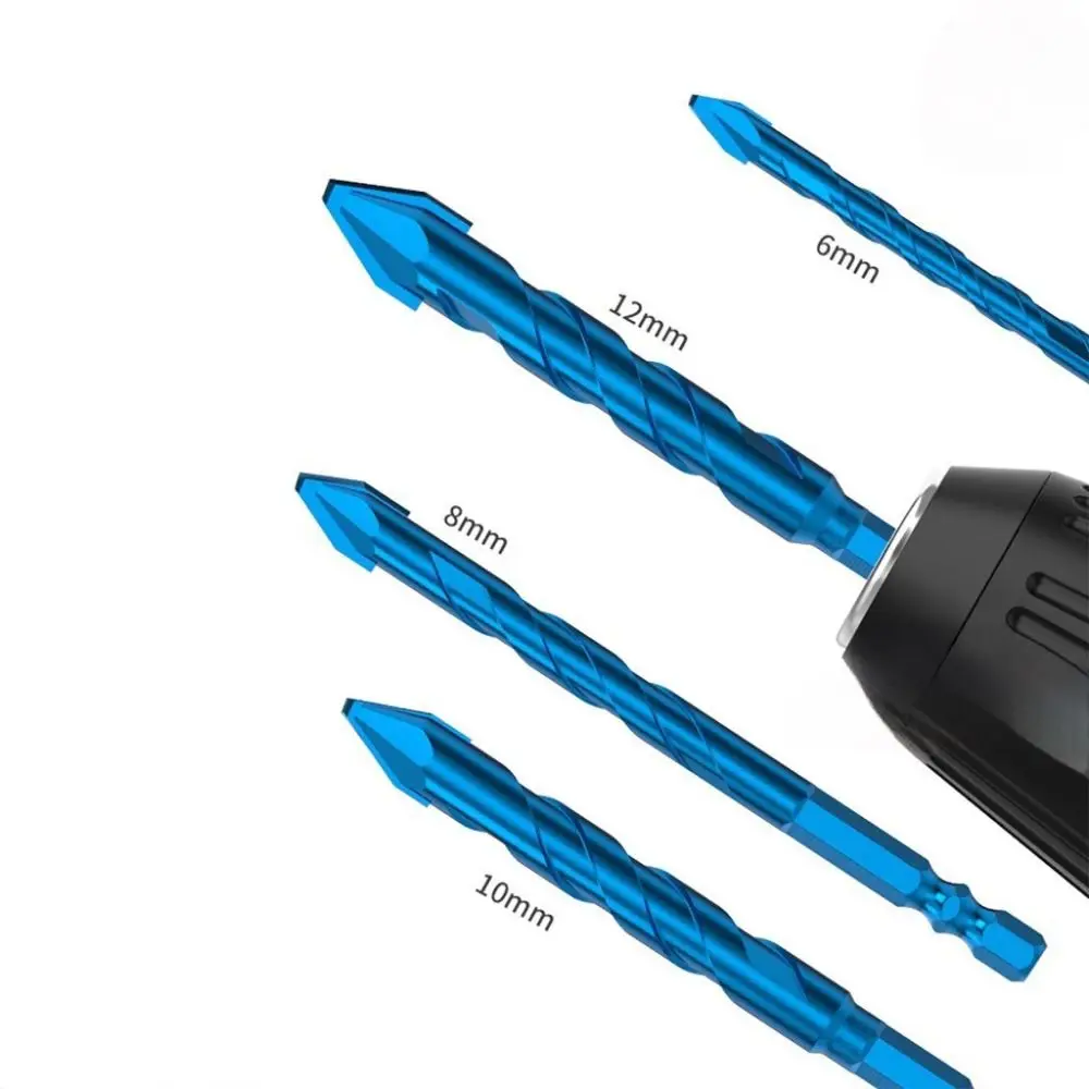 Multifunction High Hardness Eccentric Drill Bit Precision Punching Triangle Drill Bit High Quality Professional Glass Drill Bit