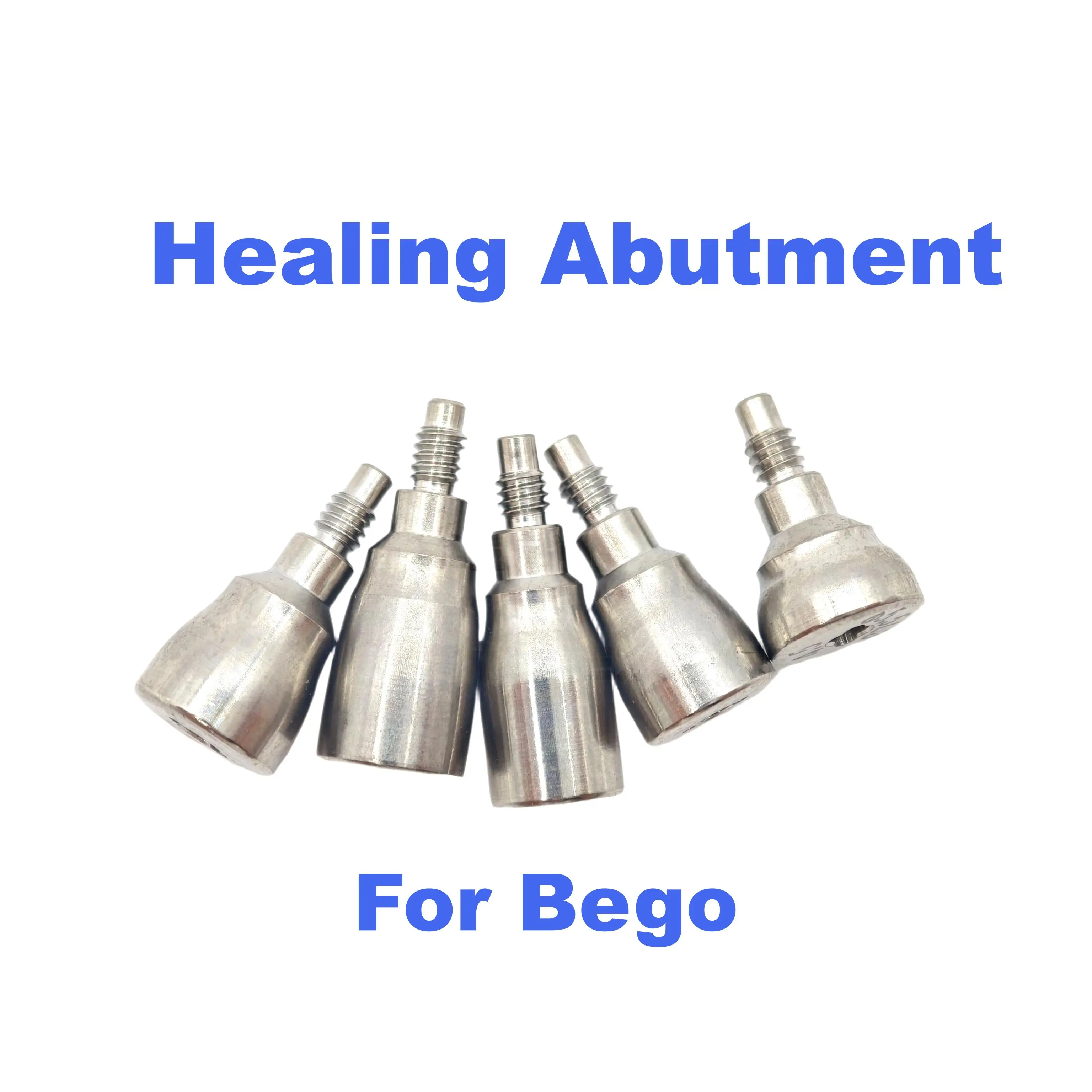 High Precision Dental Titanium Healing Abutment Gingival Tissue Contour Screw Compatible with Bego Implant Surgery Systems