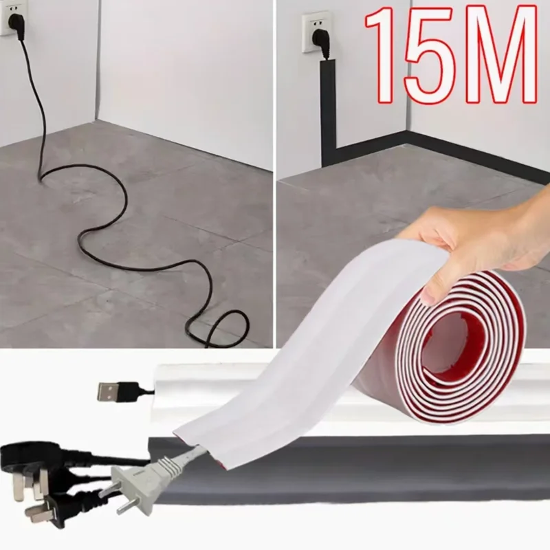 

Защитная лента для кабелей из ПВХ, самоклеящаяся, износостойкая, предотвращает зацепы, для организации проводов