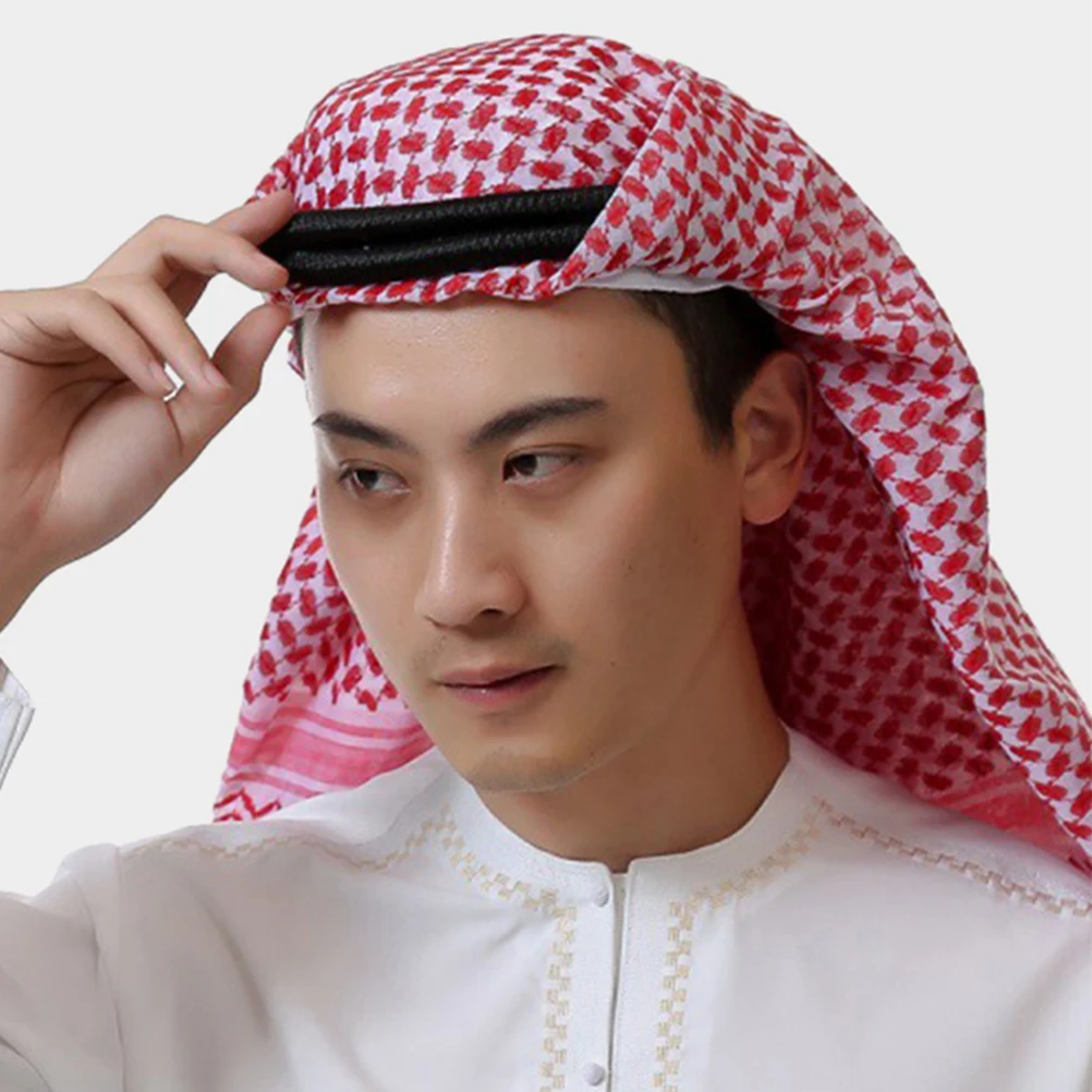 

Arab Shemagh Headband Braided Pu Hairband For Men Middle East Turban Costume Accessory Scarf Wrap Rope Party Cosplay
