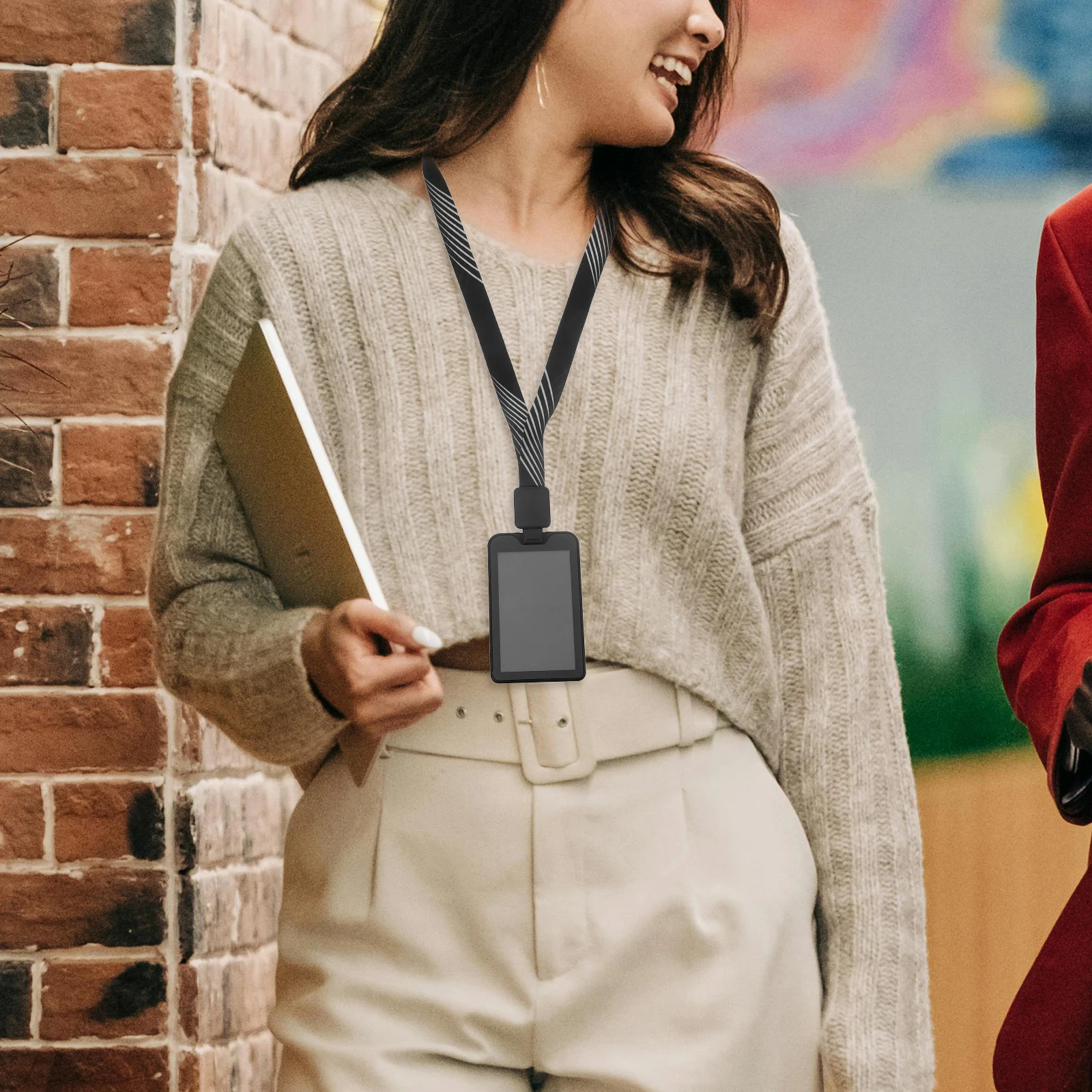 

Breast Card Cover Lanyard Lanyards with Holder Badge Id Plastic Name Tag Arm Waterproof Holders Staff