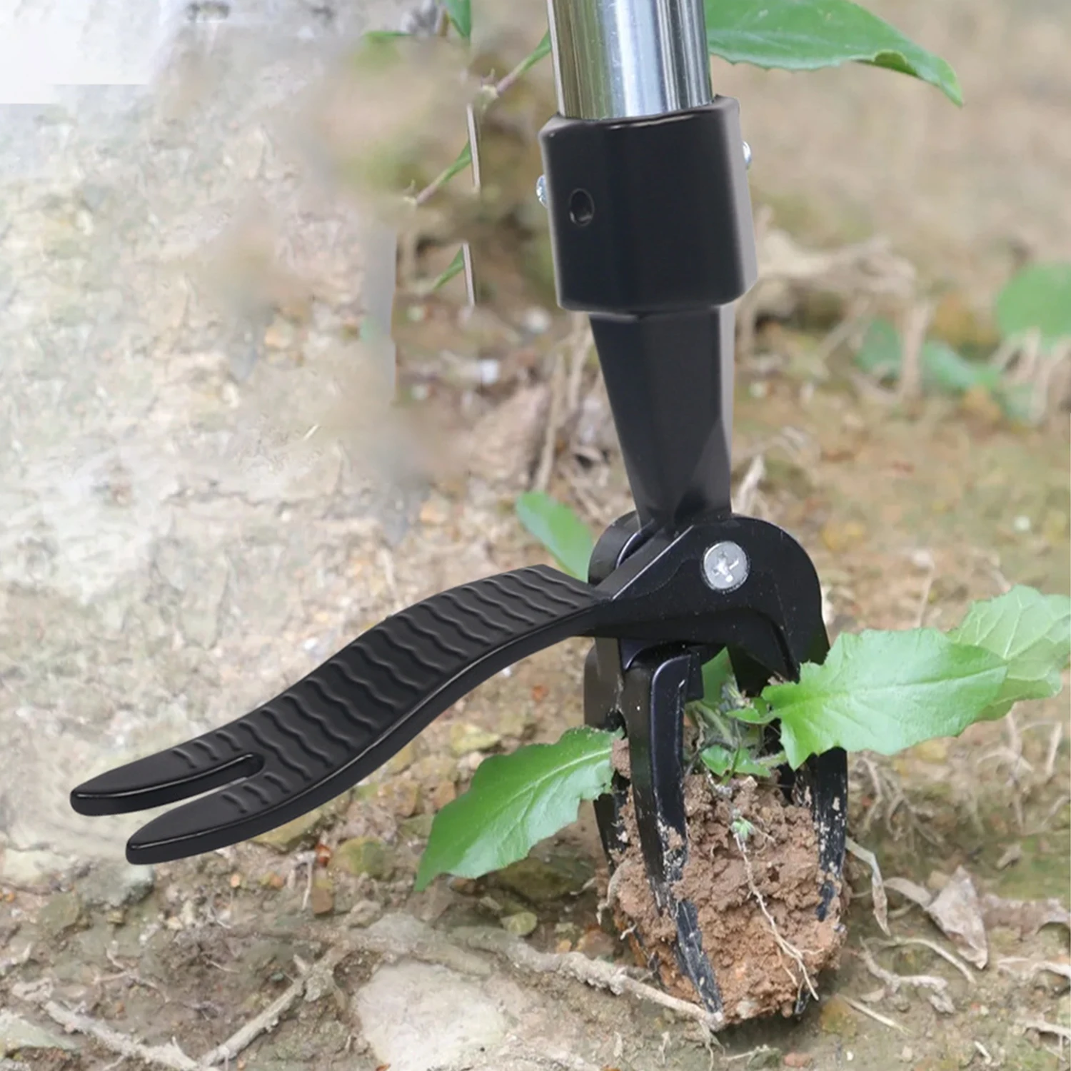 

1PCS Weeding Head Replacement Claw Foot Pedal Weed Puller Stand Up Gardening Digging Weeder Alone Root Remover And Alone Handle