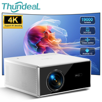 ThundeaL TDA7W Full HD 1080P Projector 2G 32G Android 13 WiFi 6 for 2K 4K Video Home Theater Cinema Beam Projector PK DLP Beamer