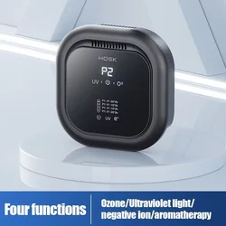 Air Purifier for Home Ozone Generator With UV+ Aromatherapy Negative Ion Remove Formaldehyde Smoke Odor Air Cleaner