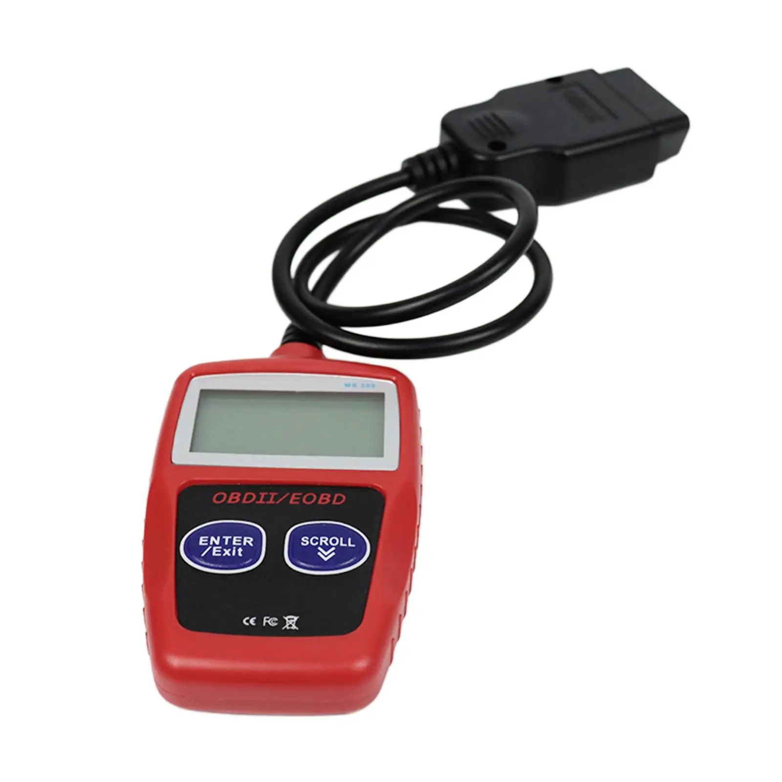 OBD II Vehicle Code Reader Easy to Use Durable Accessory Assembly Replaces OBD2 Scanner Car Check Engine Fault Diagnostic Tool