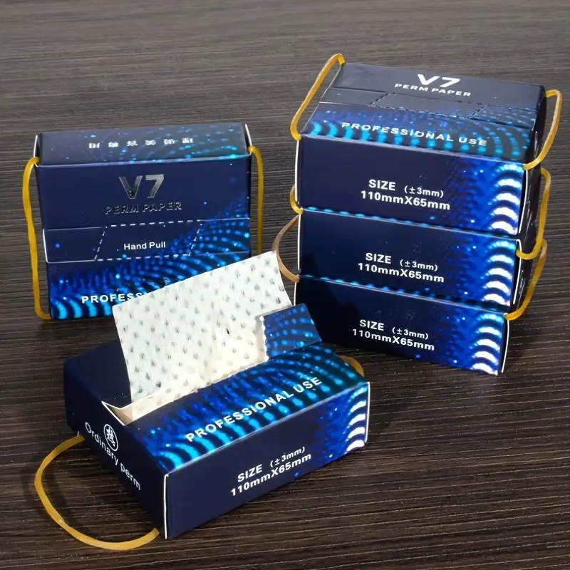 Curling Papers Perm Papers For Hair Curling Salon Disposable Tissue With High Temperature Resistance For Cold And Hot Perms Hair