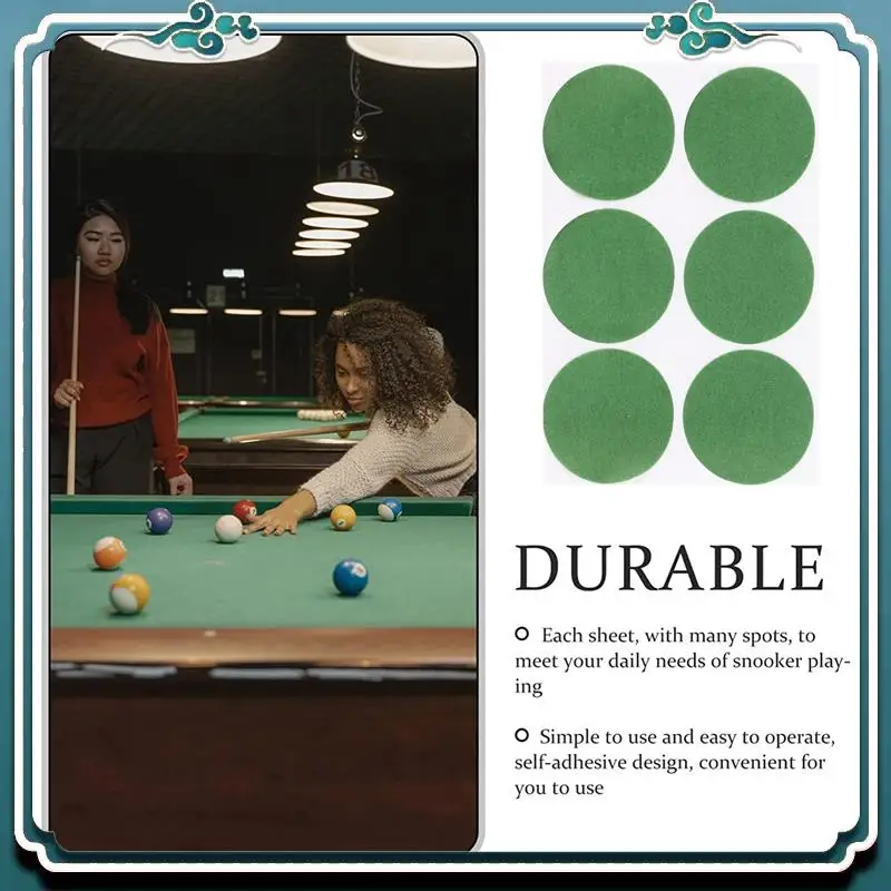 

Надежная зеленая скатерть, фетровая наклейка, ремонтная замена, идеально подходит для повседневного игрока, аксессуары для бильярда