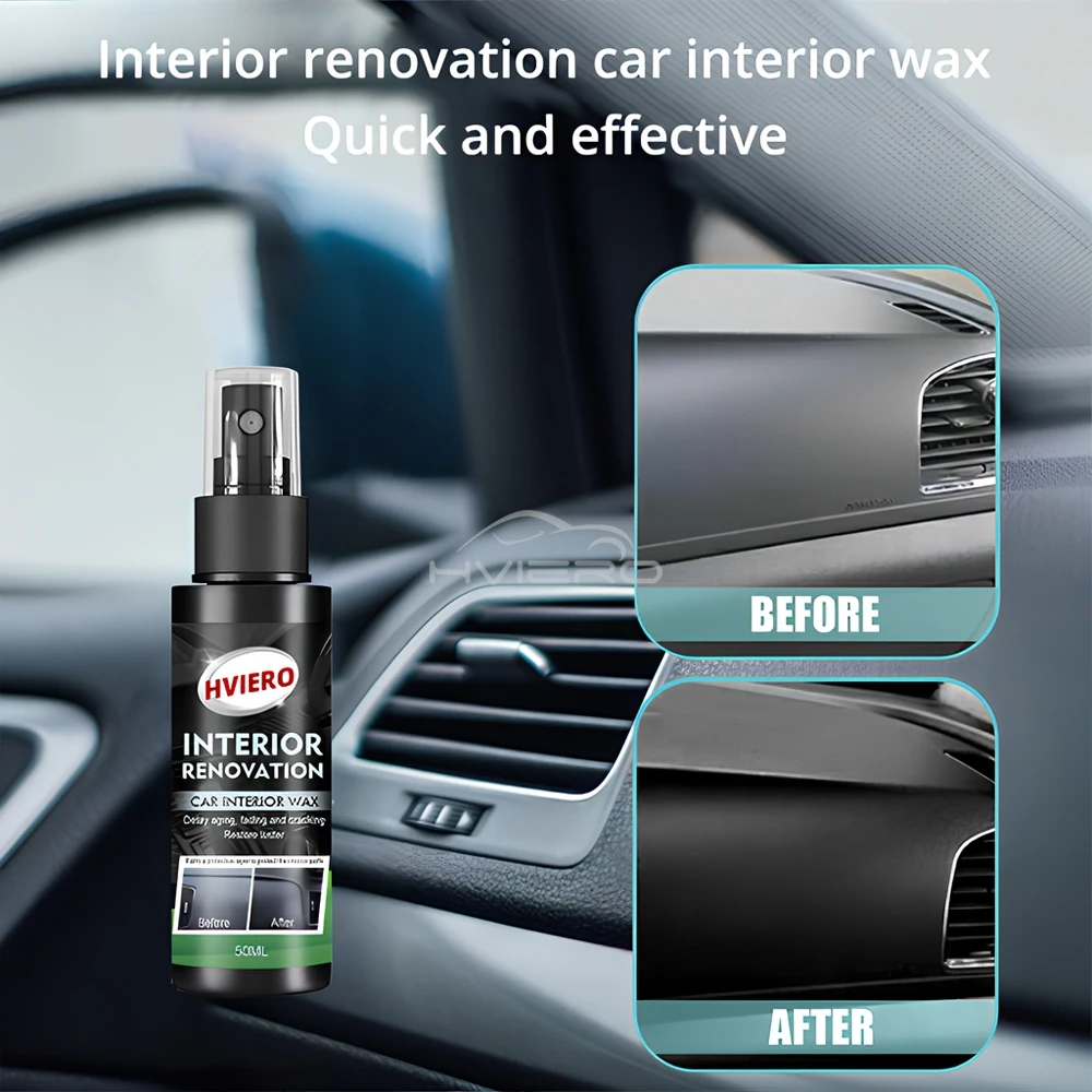 30/50ml Agente di ripristino della plastica per la parte interna dell'auto domestica Lucido Pulito Ricostruzione Ristrutturazione automatica Strumenti di manutenzione Accessori