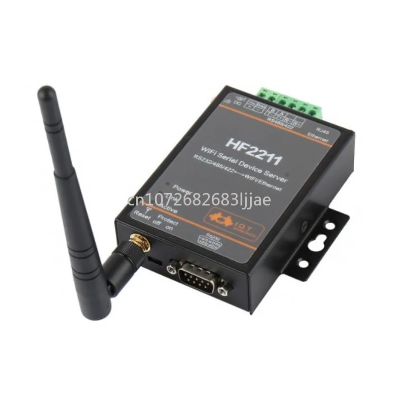 

Serial Server RS232/485/422 to WiFi and Ethernet DTU Networking Communication Equipment Hf2211