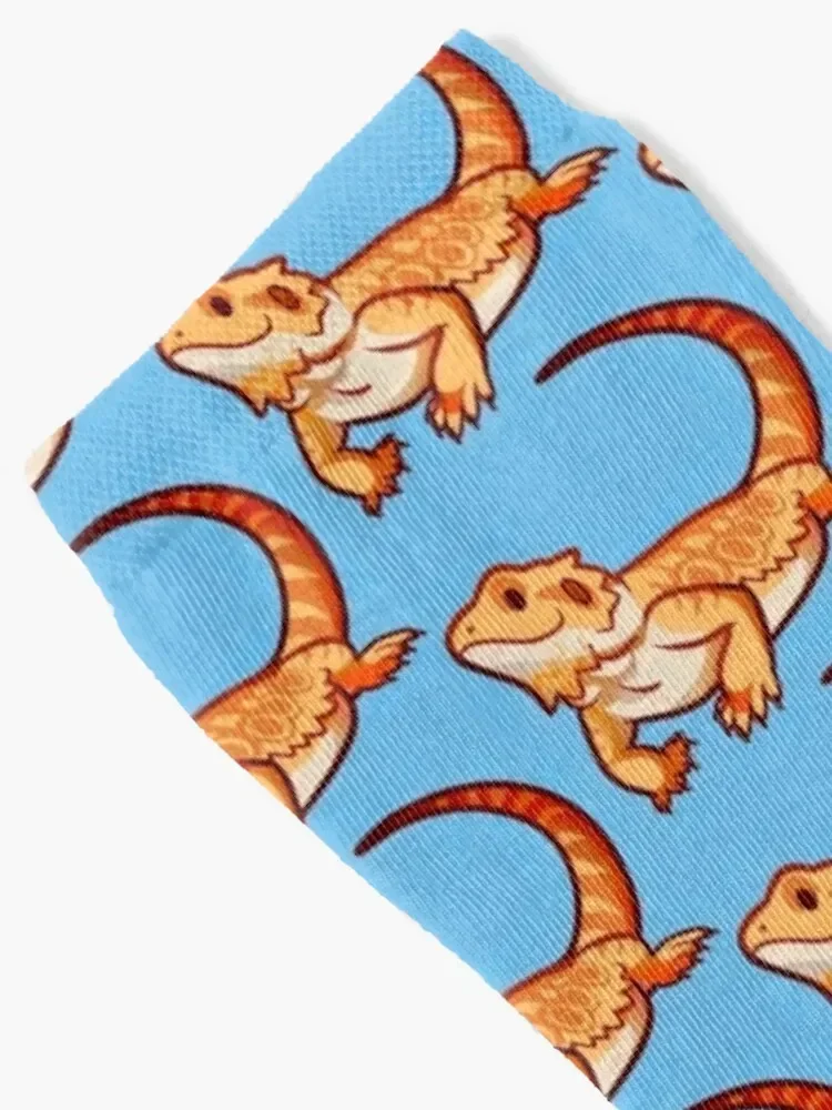 Cute Bearded Dragon, Bearded Lizard Socks hiphop heated christmass gift Boy Socks Women's