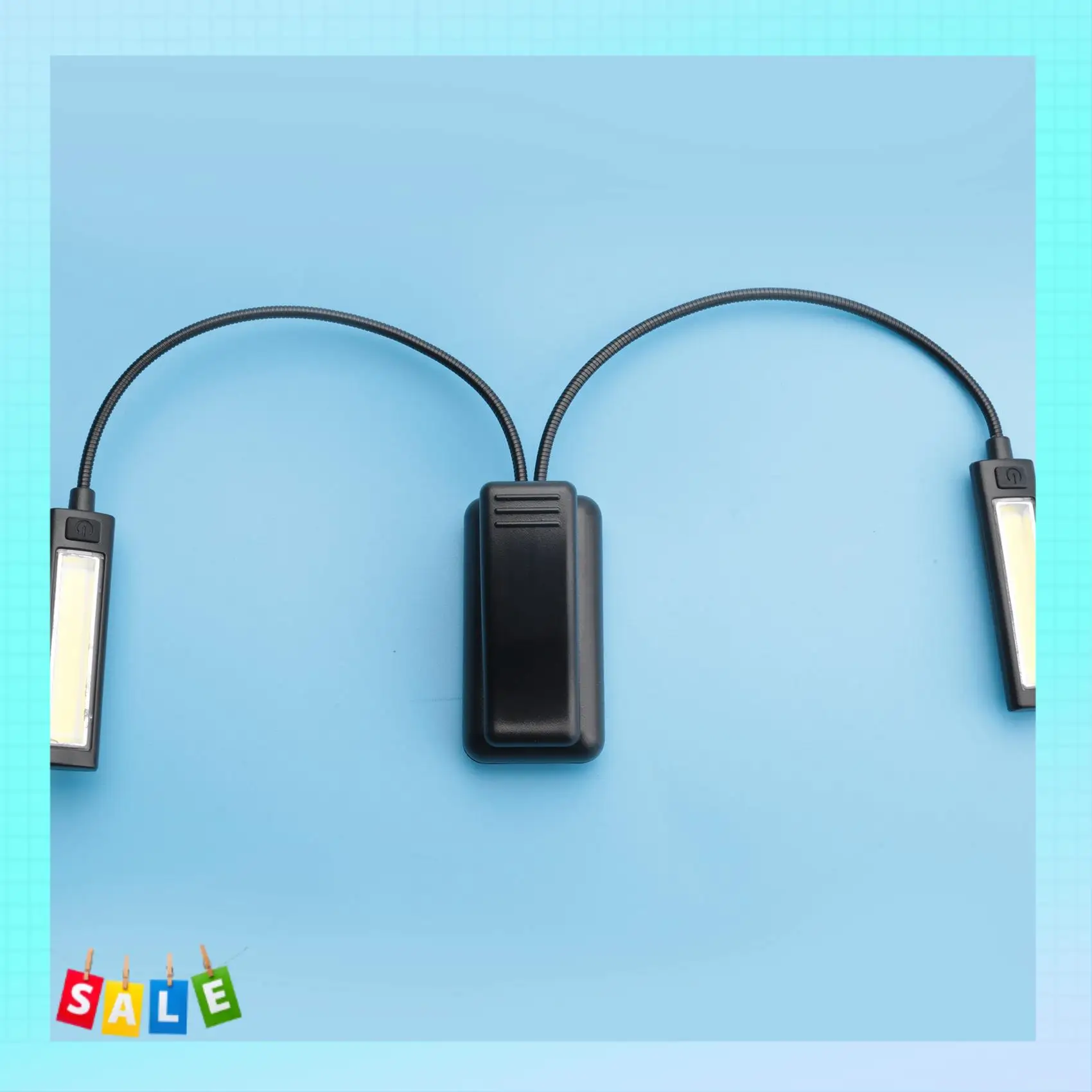 A56X Music Stand Light Clip On LED Lamp - No Flicker, Fully Adjustable, 6 Levels Of Brightness - Also For Book Reading, Orchestr