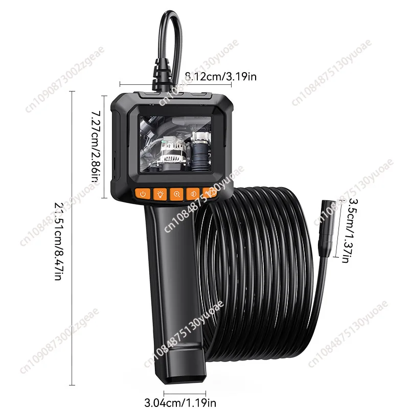 Industrial Pipe endoscope, 2.4 inch, 500W, portable, high definition, new product